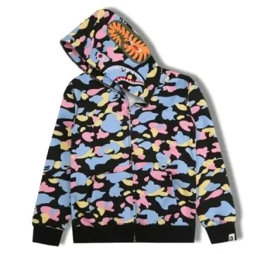 A Bathing Ape BAPE STA Camo Zip-Up Hoodie
