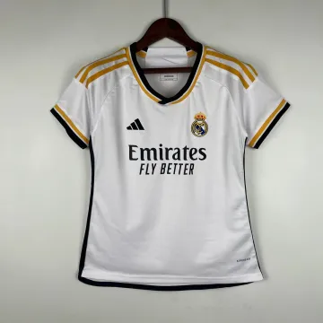 Adidas Real Madrid Home Jersey White Gold Soccer Shirt