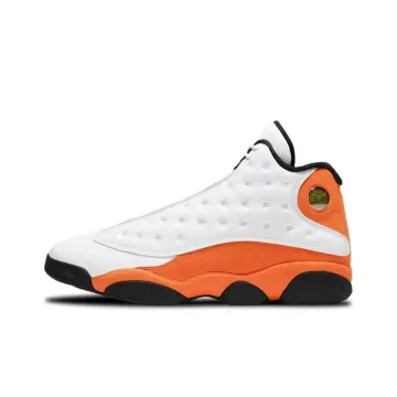 Nike Air Jordan 13 White Orange Sneakers