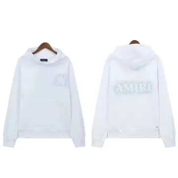 Amiri White Logo Hoodie