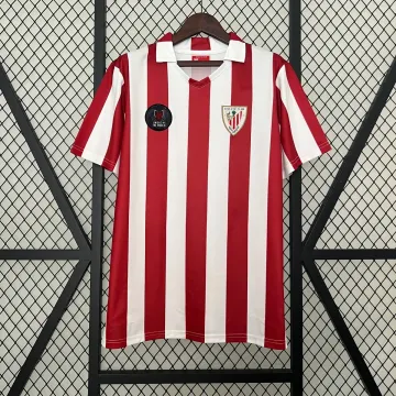 Athletic Club Bilbao Red & White Striped Jersey