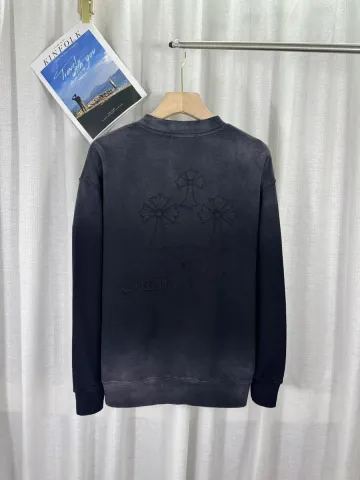 Chrome Hearts CH Plus Crewneck Sweatshirt Dark Navy