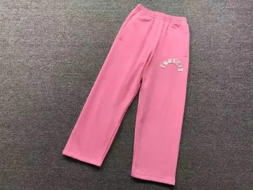 Corteiz Pink Solid Sweatpants