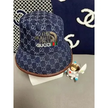 Gucci The North Face Bucket Hat Navy Denim