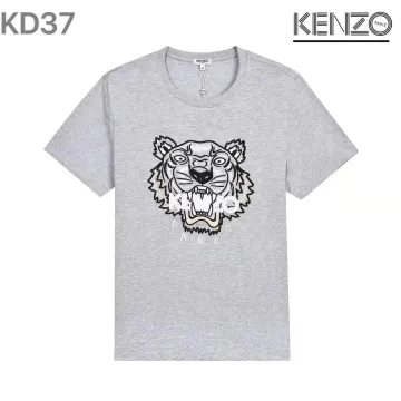 Kenzo Tiger Head Grey T-Shirt