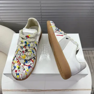 Maison Margiela Replica Splatter Paint Sneakers White