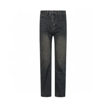 Dark Wash Straight Leg Jeans