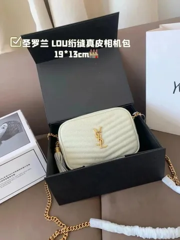 Saint Laurent Lou Quilted Leather Camera Bag
