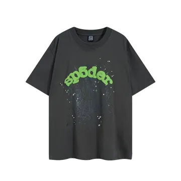 SP5DER Spider Green Web T-Shirt